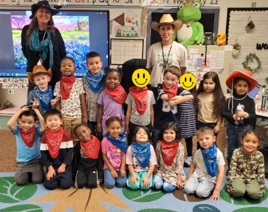 🤠🌟 Yeehaw! Our Pre-K Cowboys and Cowgirls Celebrate Texas Independence Day! 🌟🤠